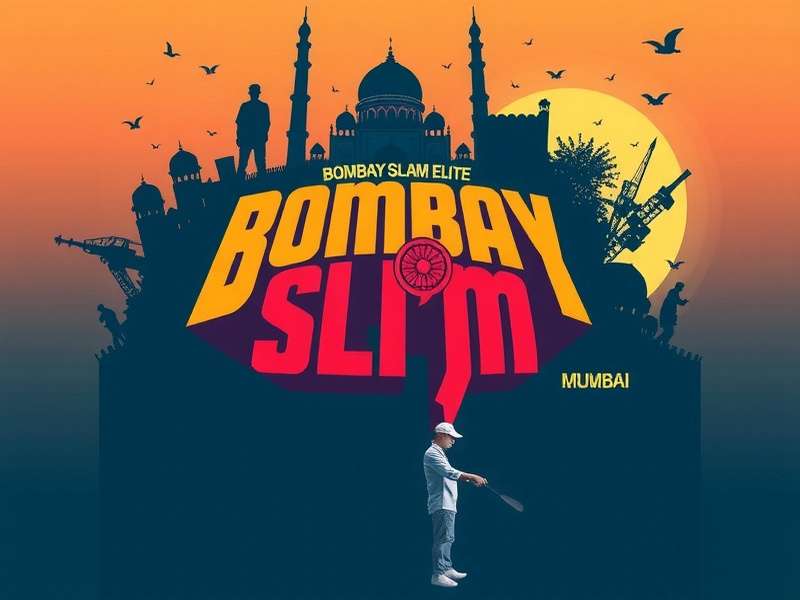 Bombay Slam Elite Official Cover featuring Mumbai landmarks and characters